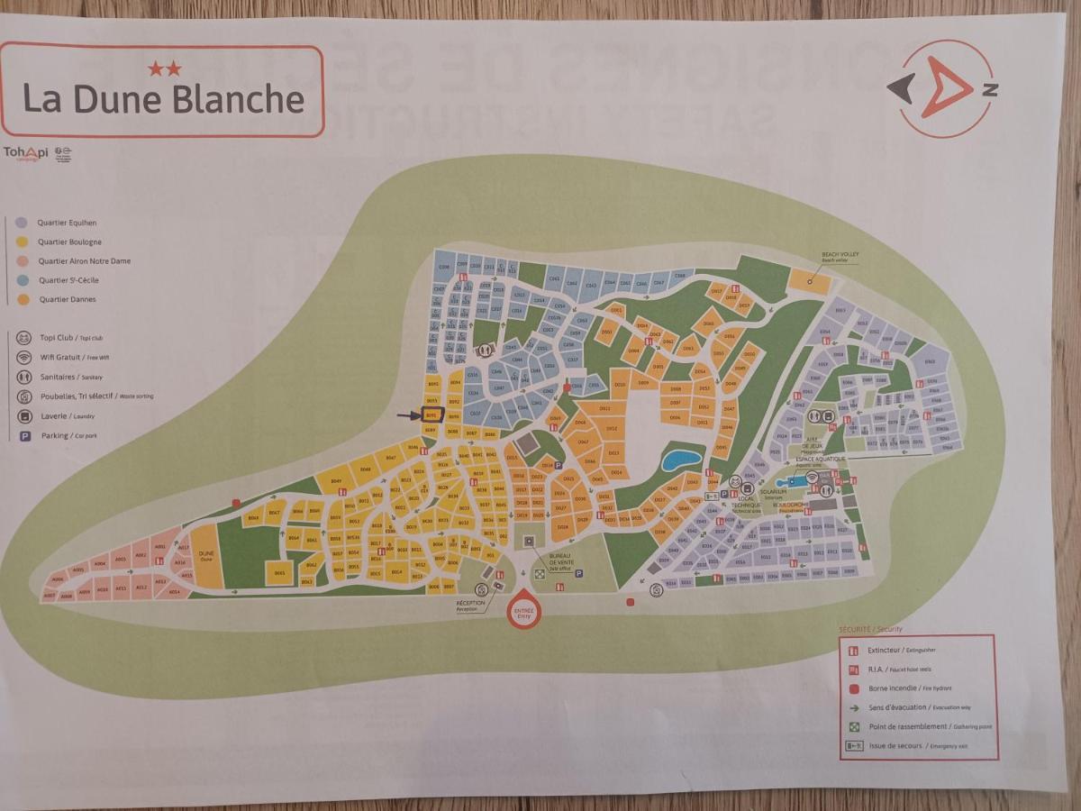 Camping La Dune Blanche Camiers Ngoại thất bức ảnh